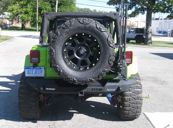 ACE JK/JL Pro Series Hi-Lift Jack Tire Carrier Mount