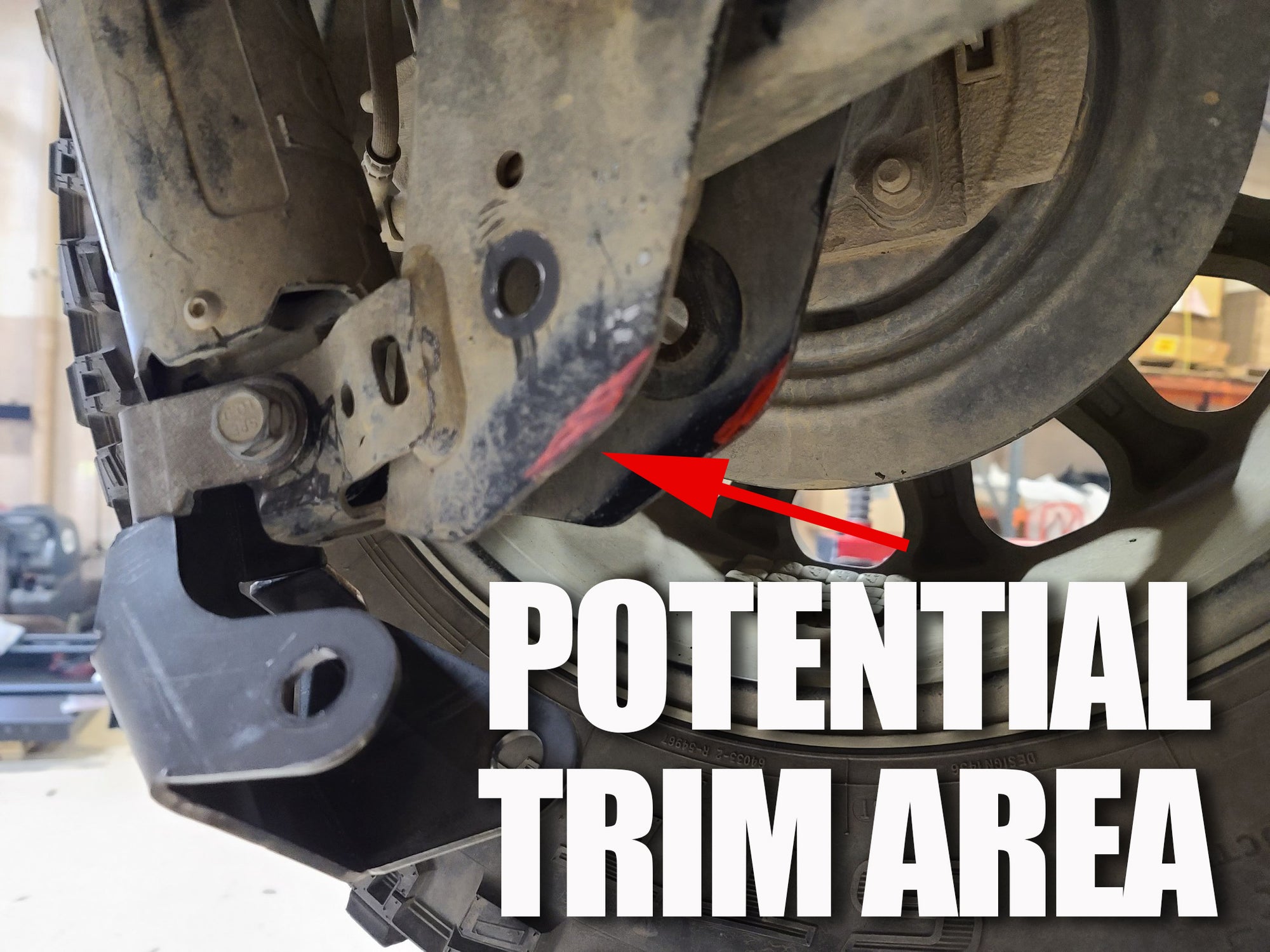 ACE JL Rear Lower Control Arm and Shock Skids