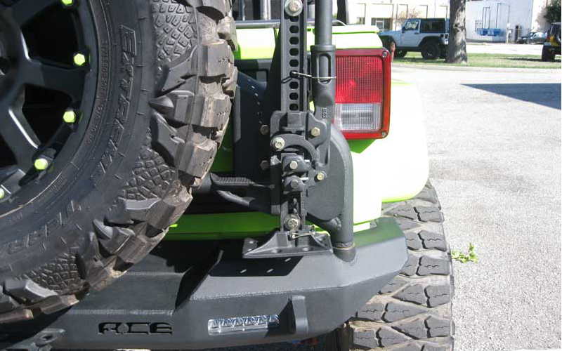 ACE JK/JL Pro Series Hi-Lift Jack Tire Carrier Mount