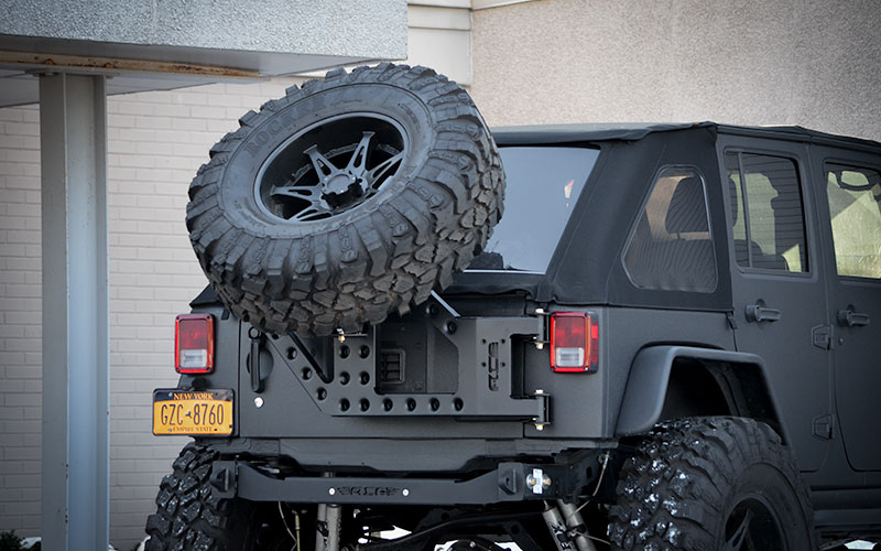 ACE JK Stand Alone Slant Back Tire Carrier Kit